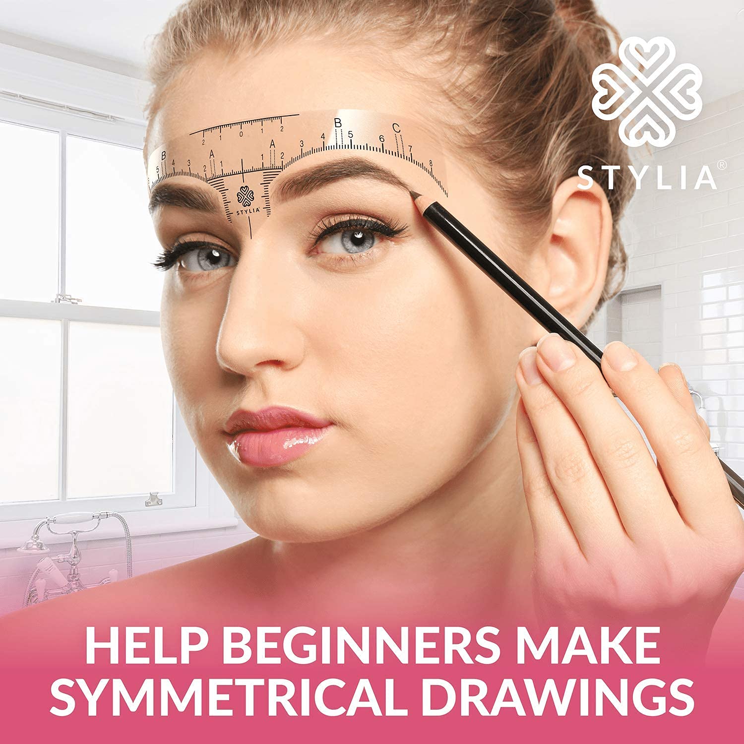 Stylia pochoirs-sourcils variations faciles à tester chez soi.