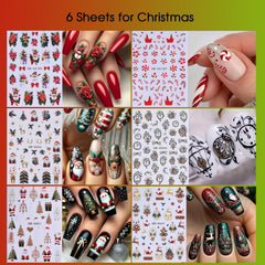 STZPRONAIL décor hiver 3D, motifs neige et flocons pour ongles.
