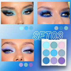 Fard SUAKE ombre-yeux-irise-bleu : effet irisé subtil qui capte la lumière.