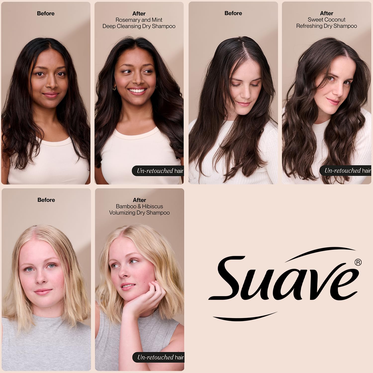 Suave application rapide: secouer, vaporiser et masser sur les racines.