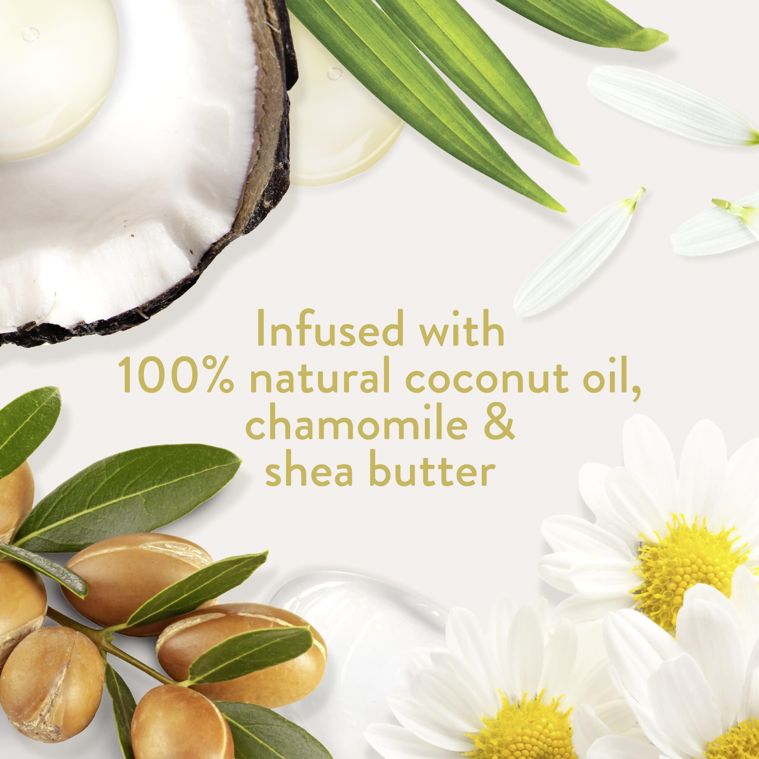 Mousse crémeuse du shampooing Suave Baby Curl nettoyant les cheveux bouclés.