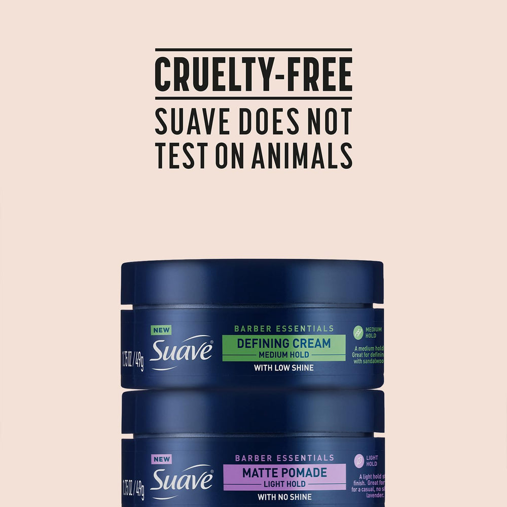 Idéal pour coiffage rapide et looks quotidiens avec Suave Barber Essentials.
