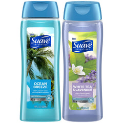 Bouteille Suave Douche Océan Brise, parfum frais et hydratant.