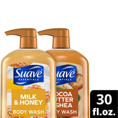 Coffret triple Suave, ensemble de trois gels douche.