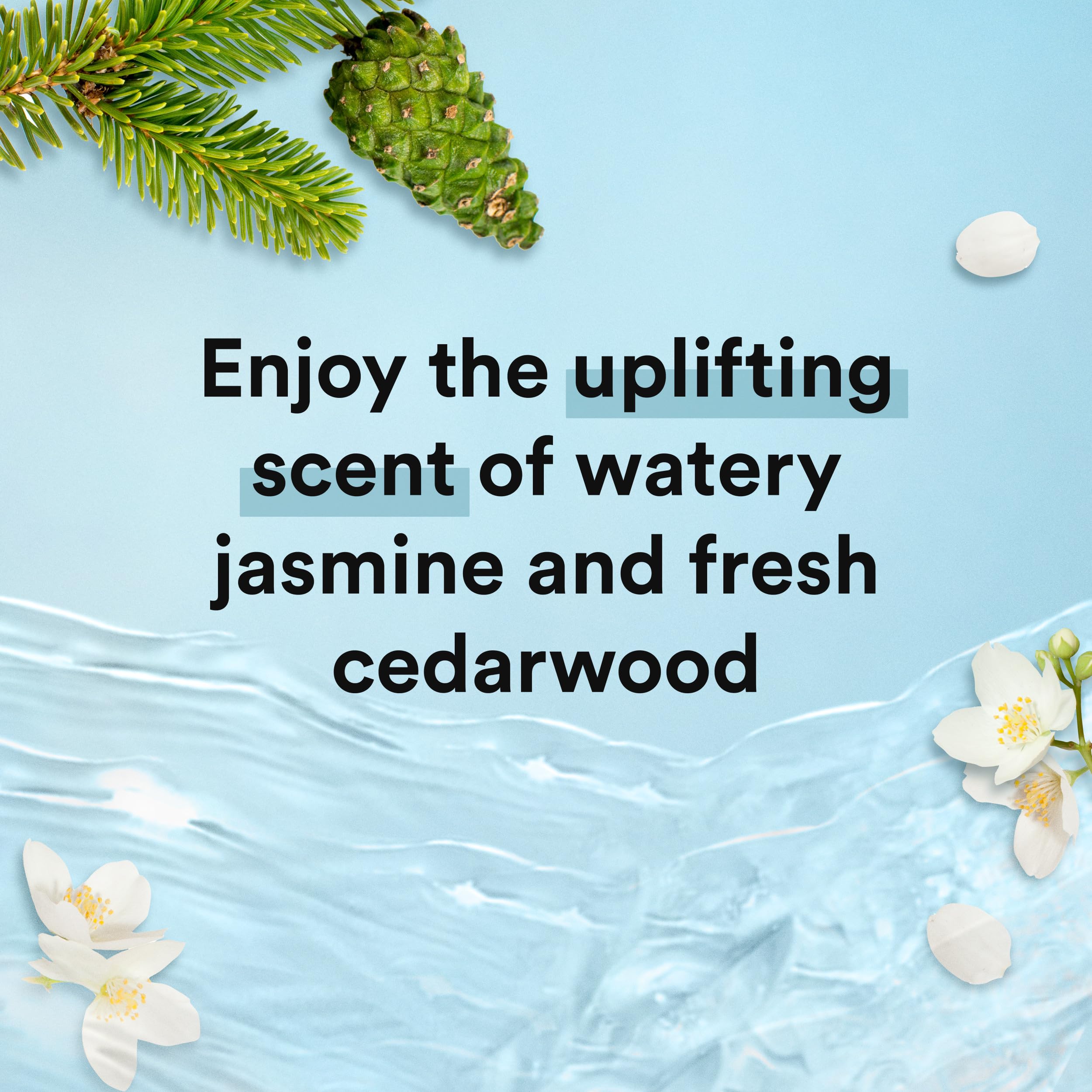 Après-shampooing Suave Ocean Breeze, flacon prêt à rafraîchir et nourrir.