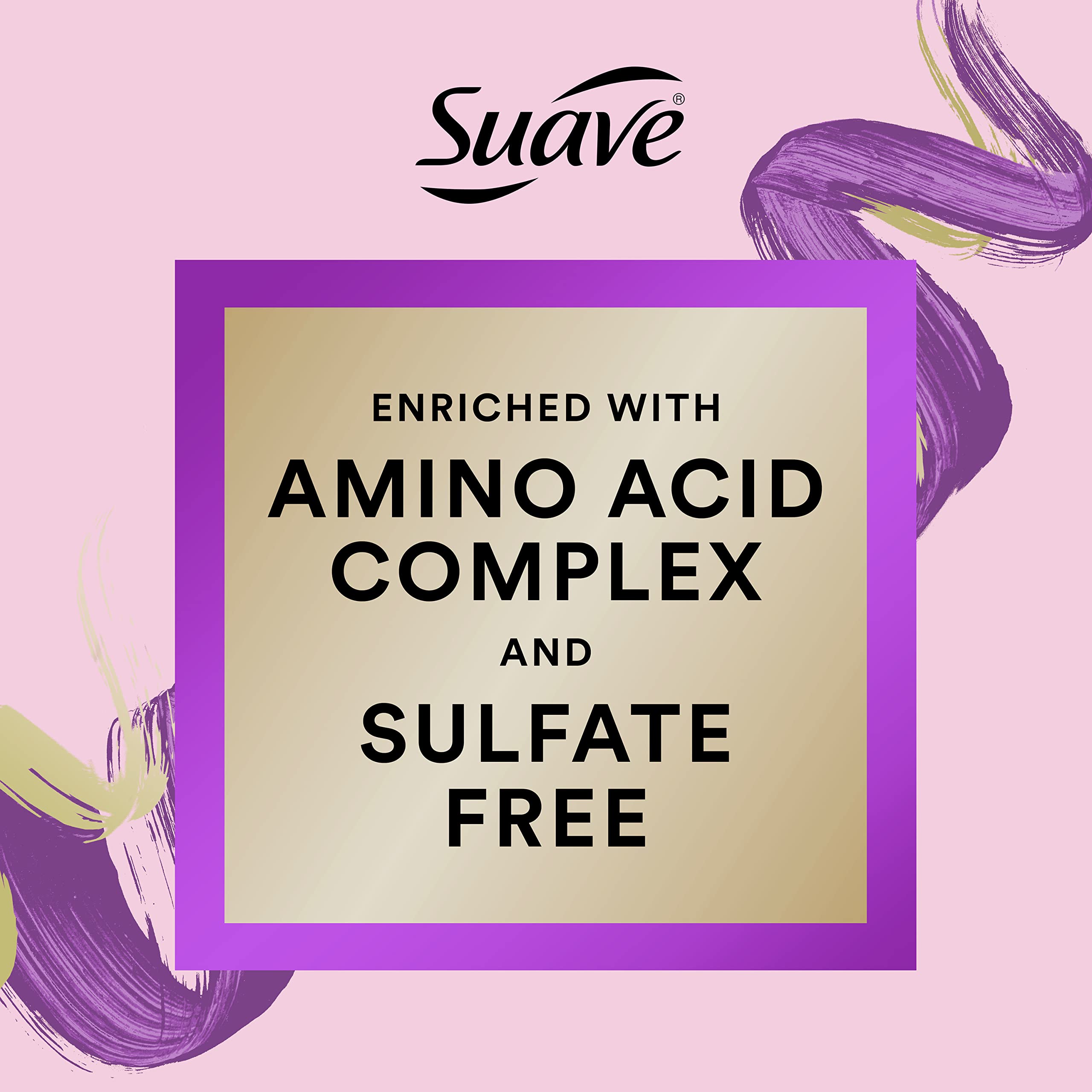 Suave, système en 3 étapes, pour cheveux bouclés plus maniables.