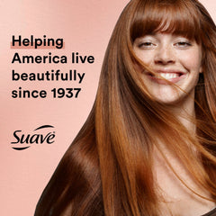 Démêlant argan Suave pour cheveux lisses et faciles.