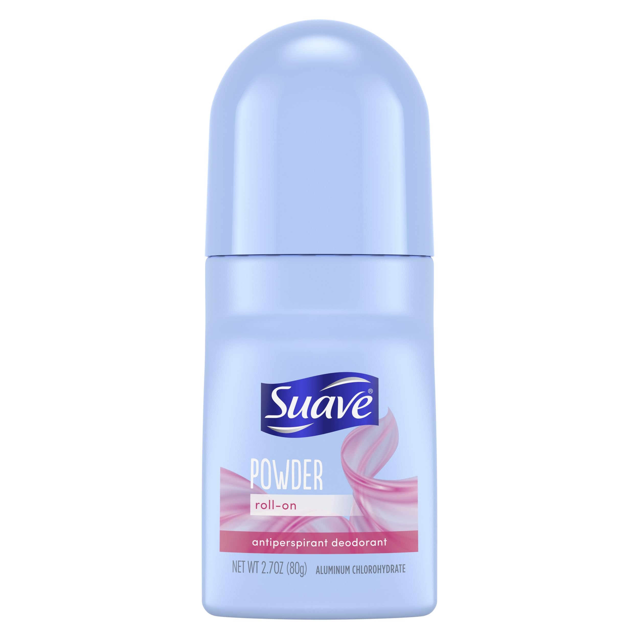 Déodorant bille Suave pour femme, parfum poudre fraîche et protection 24h.