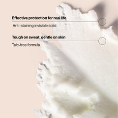 Déodorant Suave pour femme sans talc, parfum fleuri, bâtonnet invisible.