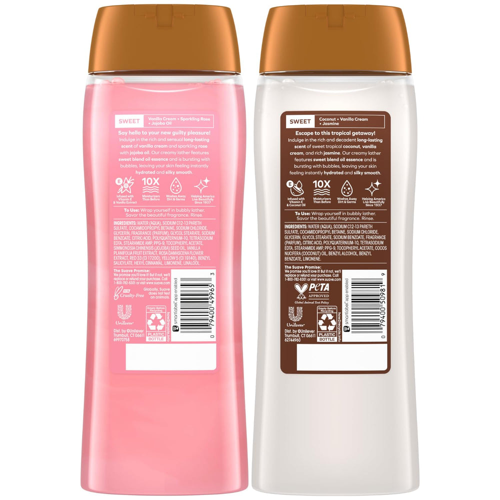 Ensemble Suave dans une salle de bain, ambiance cocooning et soin quotidien.