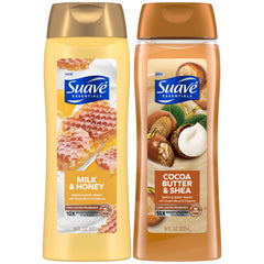 Suave Douche Lait Miel Pack — hydratation douce pour peau nourrie.