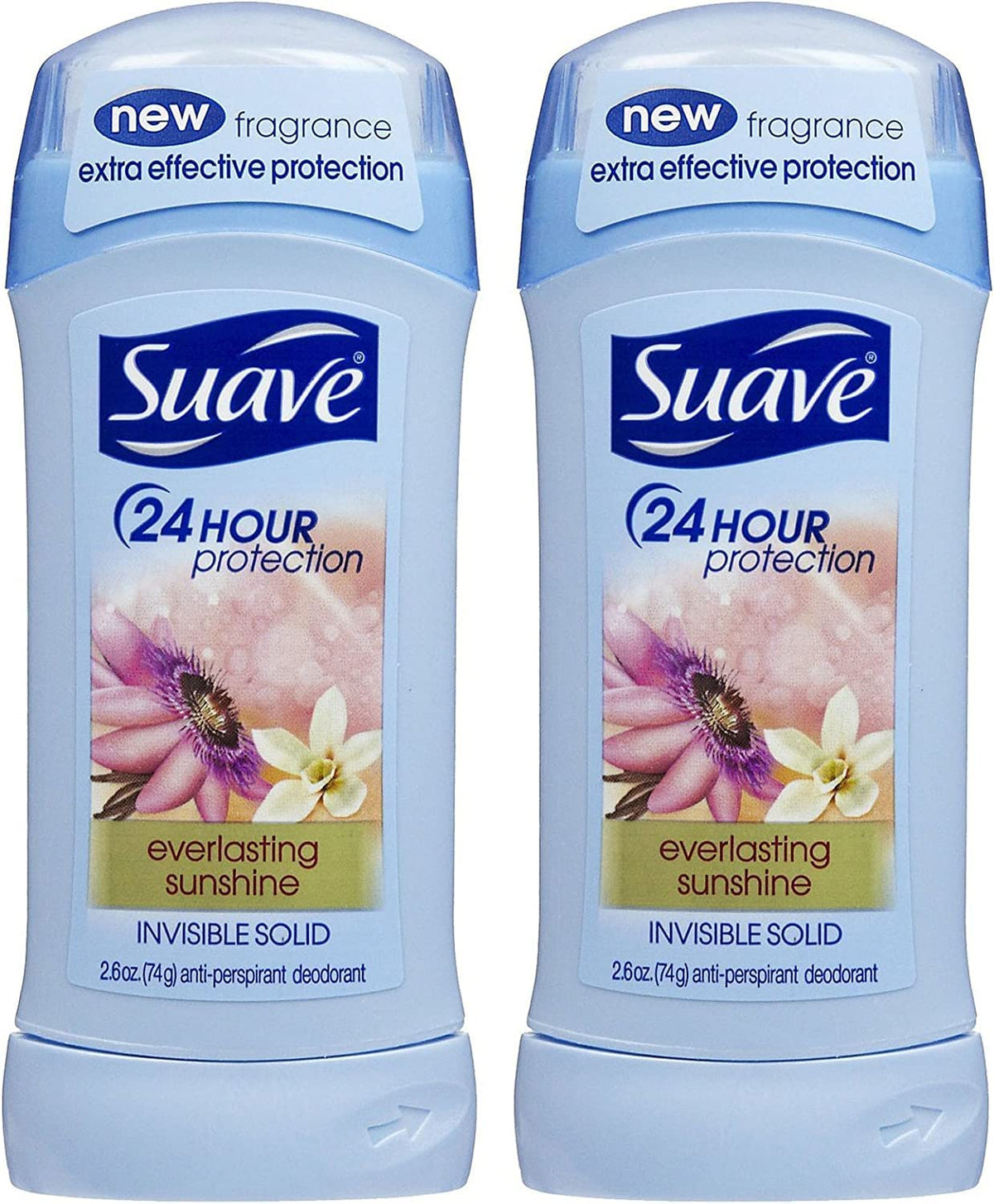 Suave Invisible Solid Everlasting Sunshine stick-déodorant, protection longue durée contre les odeurs et la sueur.