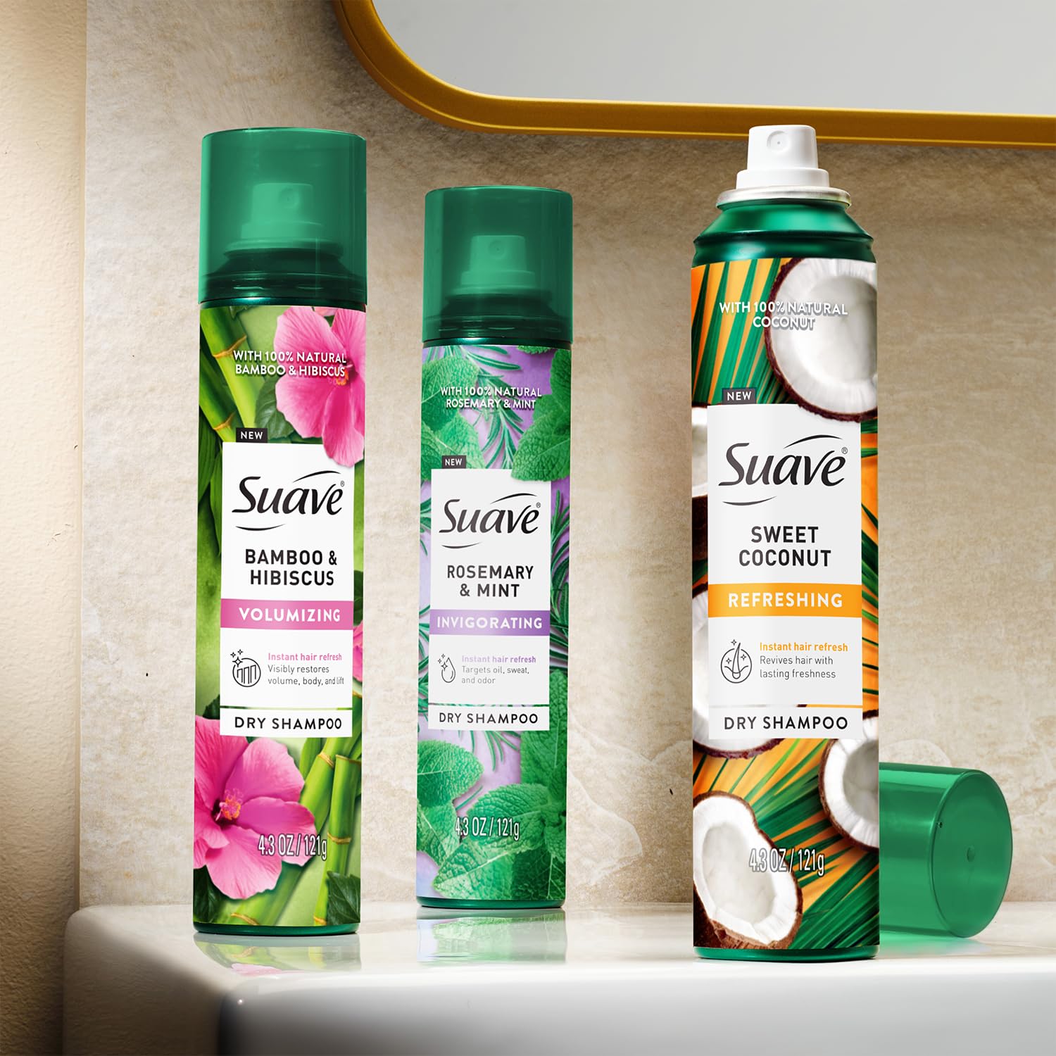 Suave formule naturelle adaptée aux cheveux colorés sans compromis.