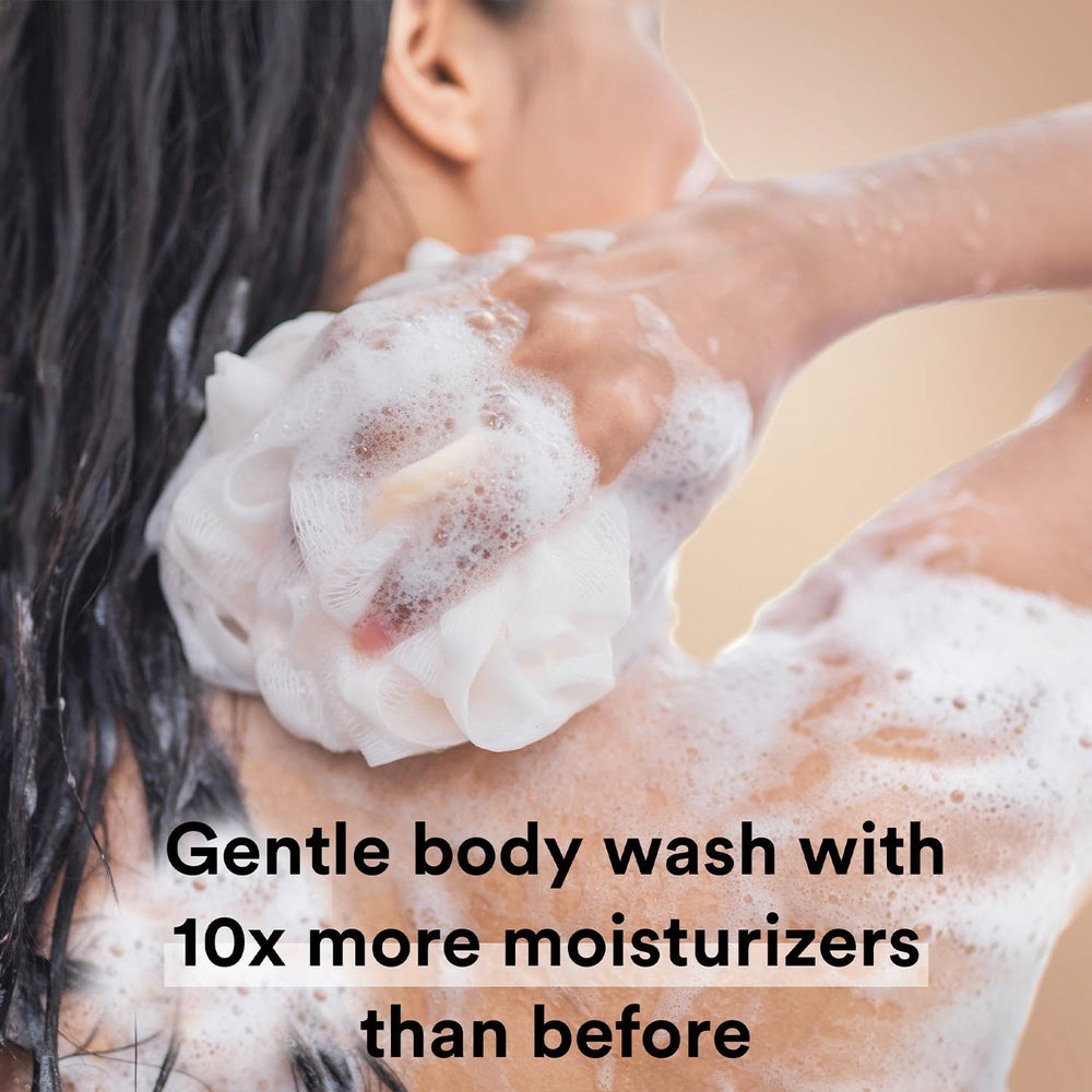 Gant-douche Suave, mousse riche pour une expérience de douche agréable.