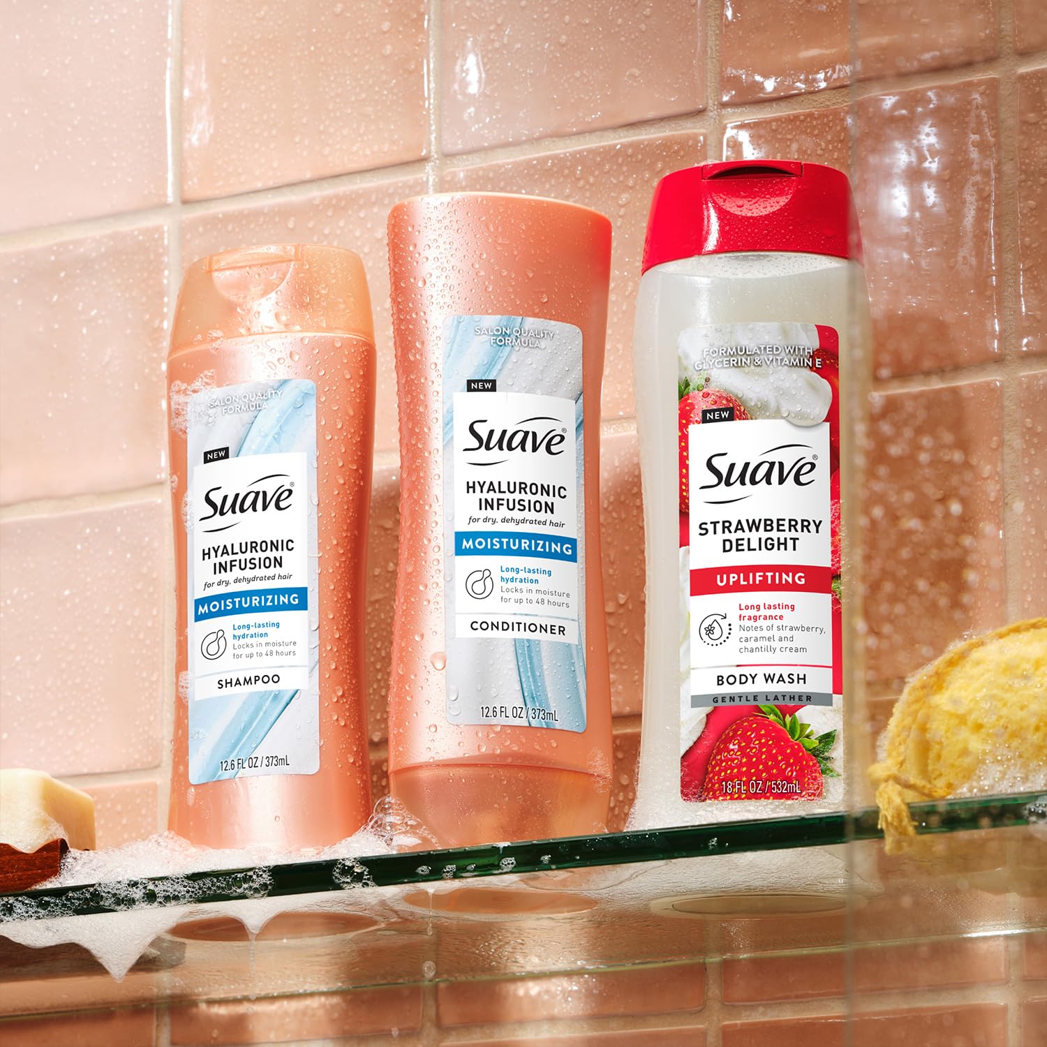 Parfum chaud et frais des senteurs Suave, ambiance spa à domicile.