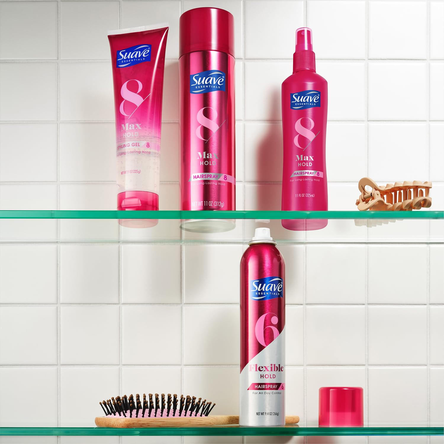 Suave spray nozzle enables precise application.