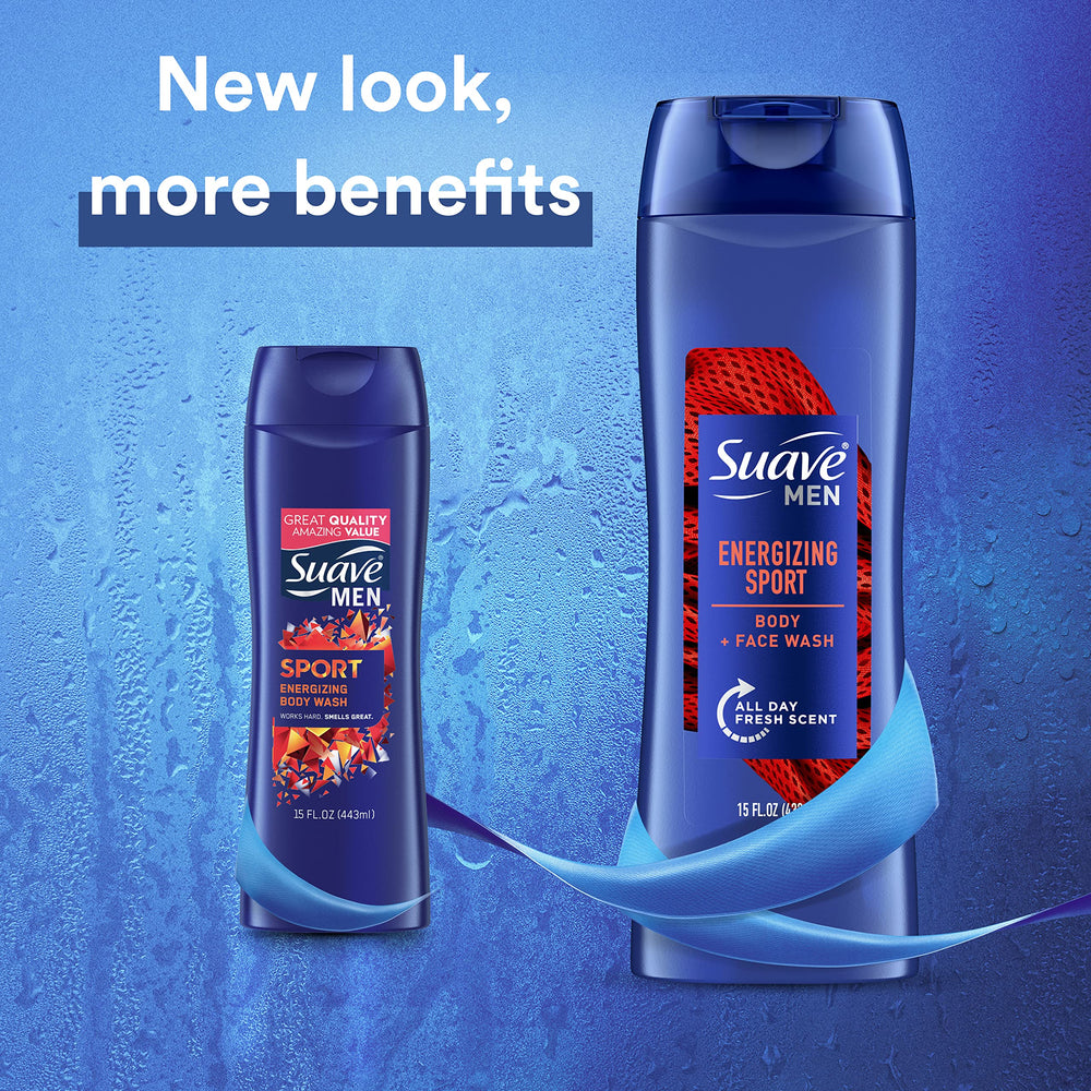 Flacon Suave Men, arôme masculin subtil pour usage quotidien