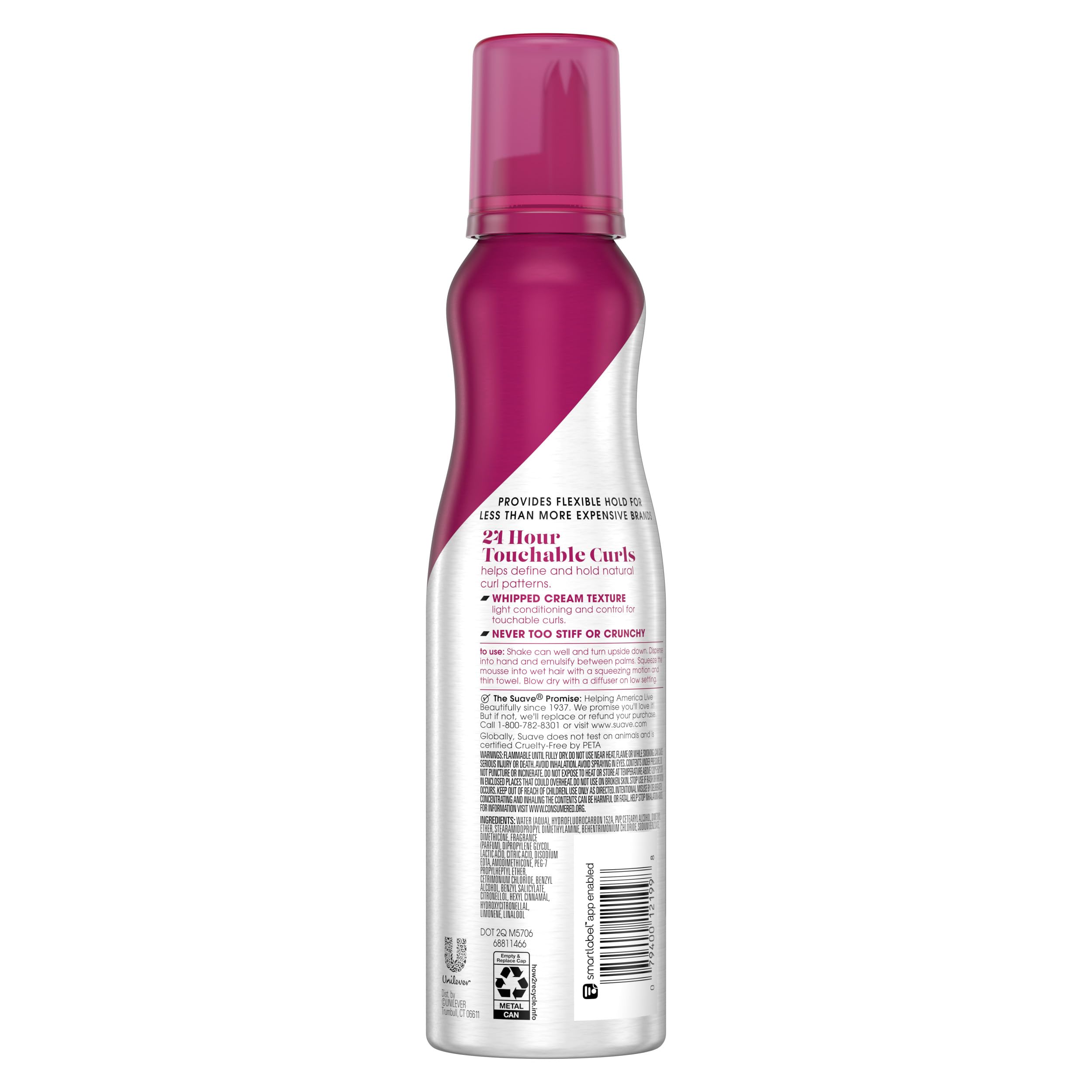Mousse anti-frizz Suave, texture légère et efficace