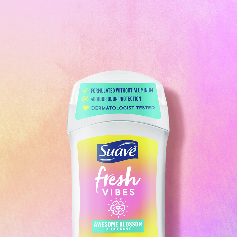 Suave Awesome Blossom, sans tests sur animaux et Cruelty-free par PETA.