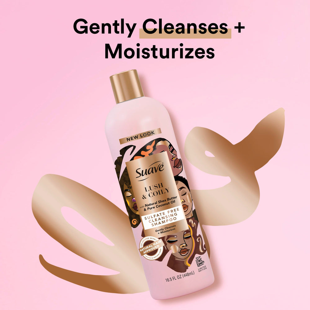 Shampooing crépus boucles, mousse généreuse facilitant le démêlage.