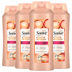 Shampooing Suave Professionnels, bouteille, protège couleur pour cheveux colorés.
