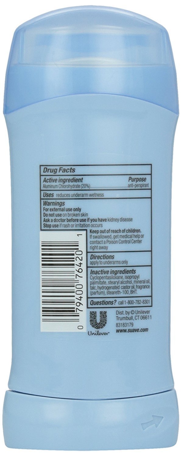 Déodorant Suave image2: application nette et parfum frais pour femmes