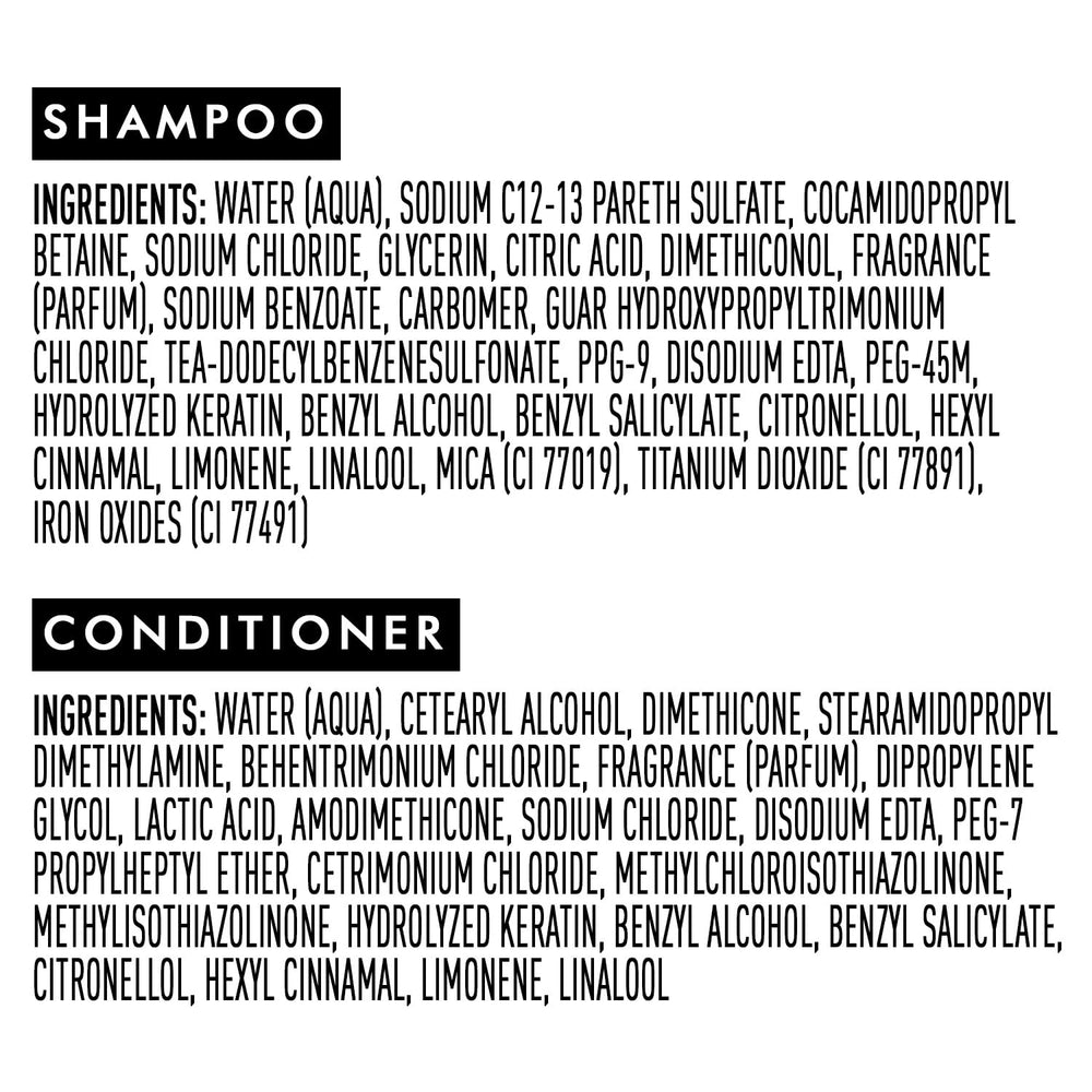 Étiquette mettant en avant la technologie QuenchLock pour lisser les cheveux.