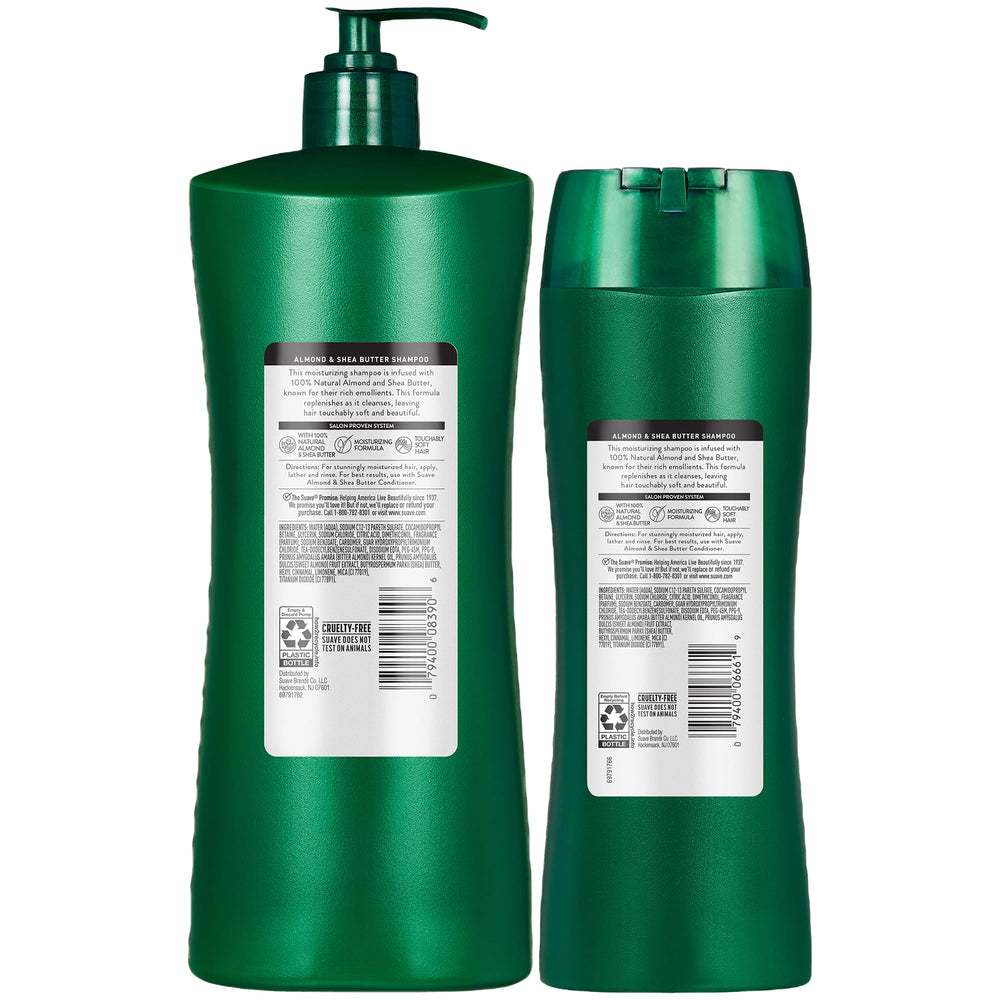Usage quotidien simplifié pour cheveux secs et abîmés avec Suave.