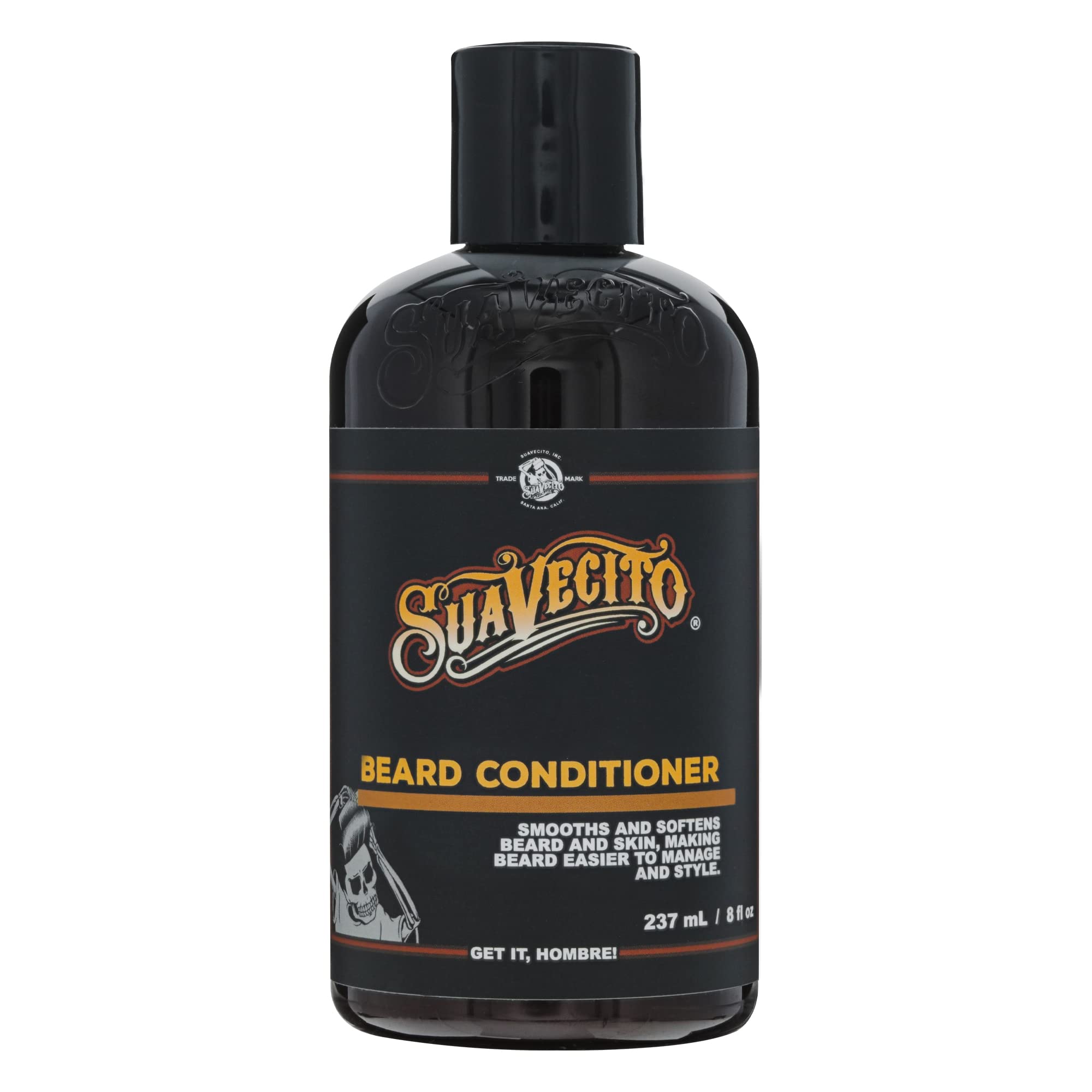 Le conditionneur pour barbe Suavecito en bouteille, pour lissant et définition.