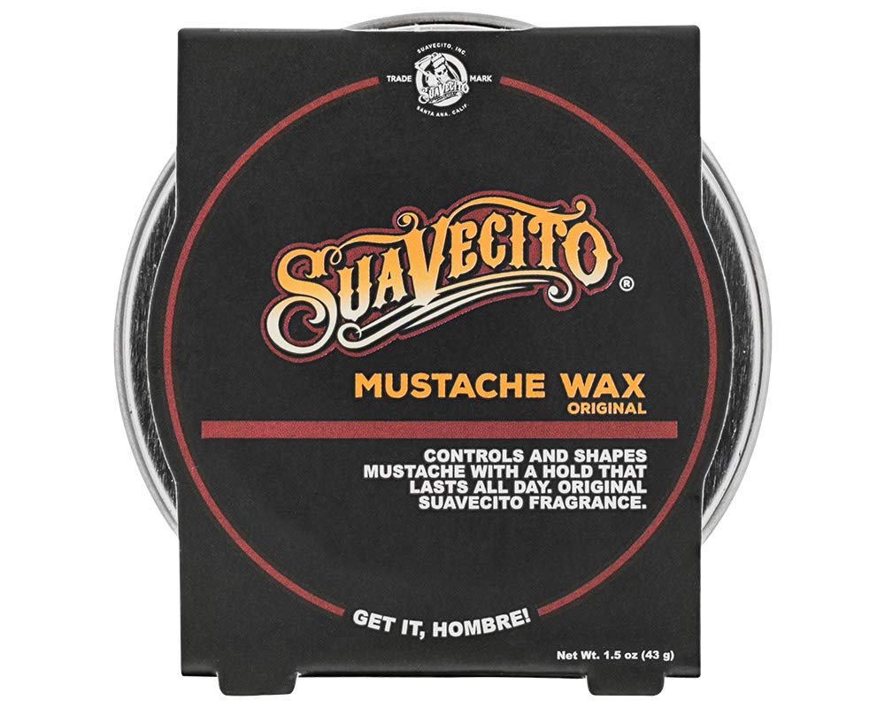 Cire moustache originale Suavecito pour un maintien durable et un coiffage précis