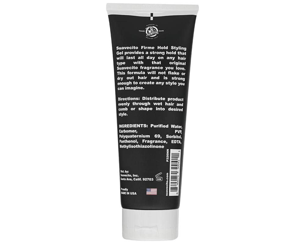 Finition brillante élevée du gel Suavecito Firme pour un style lumineux.