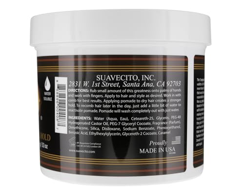 Texture crème Suavecito, application simple et définition fluide.