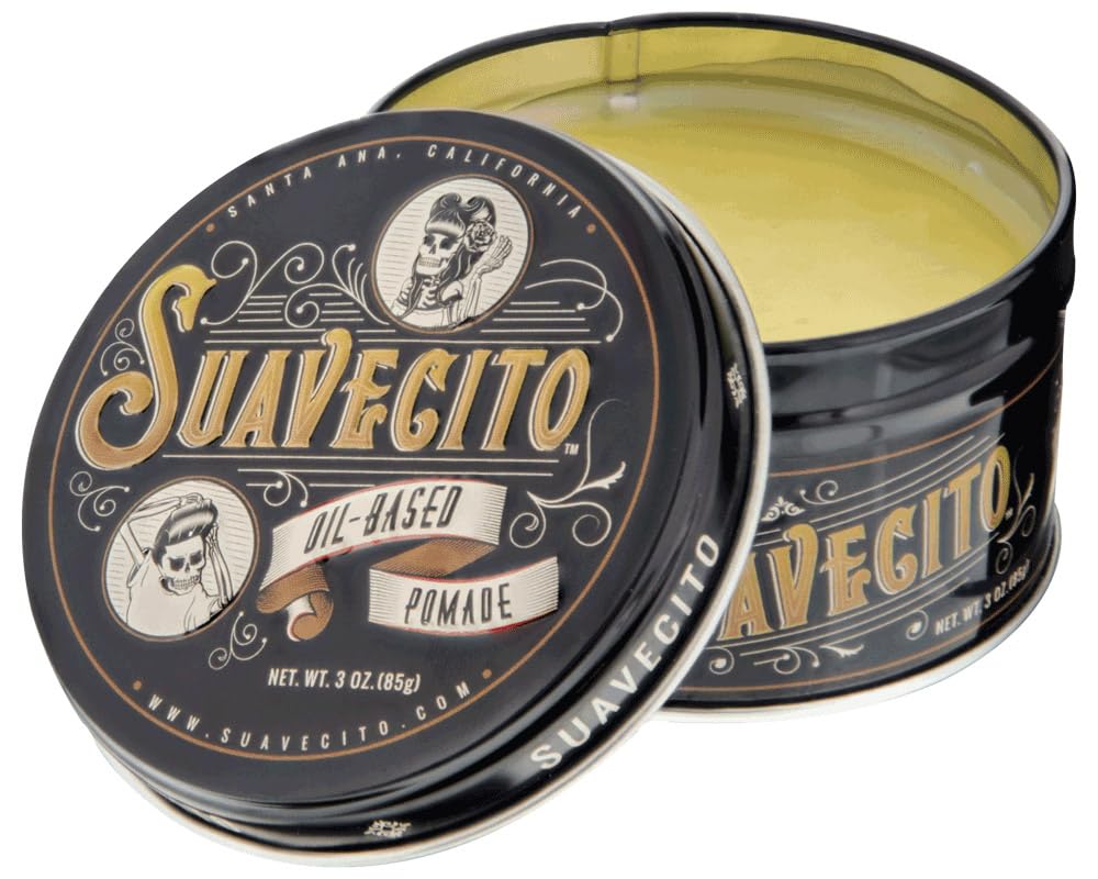 Pomade Suavecito: fixation adaptée pour slickback ou pompadour.