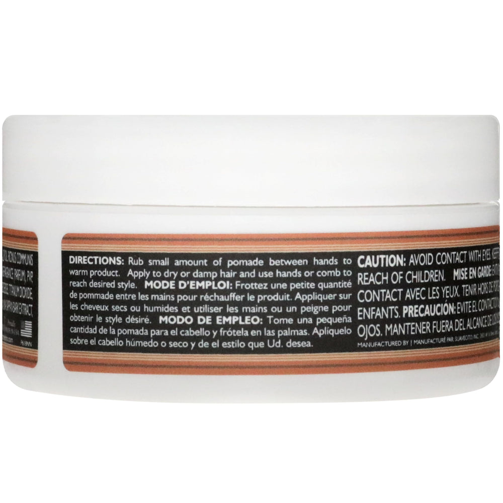 Fini mat et coiffage naturel obtenu avec Suavecito Pomade Firme Clay.