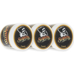 Pommade Suavecito Firme en bouteille 118 ml pour une tenue durable.