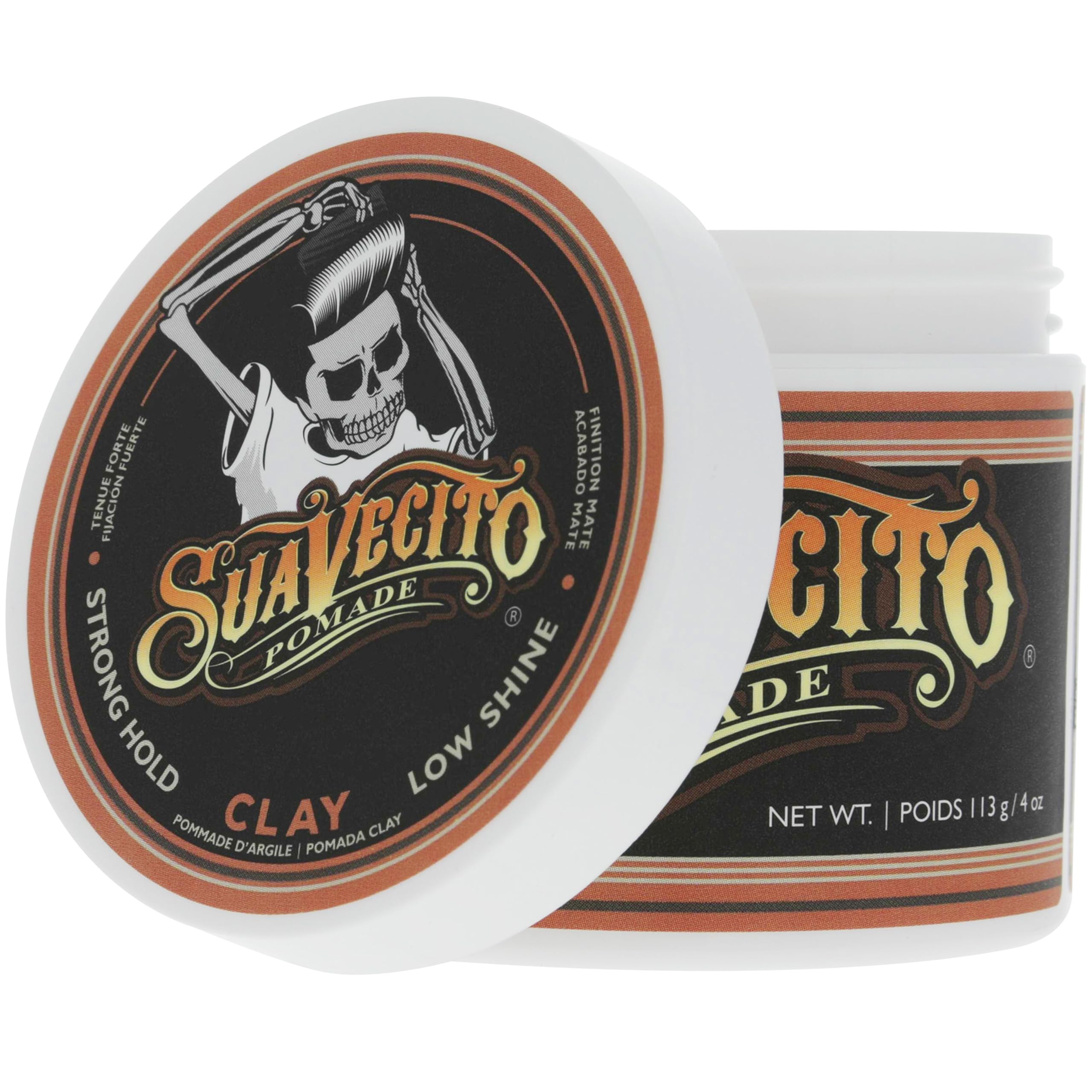 Sensation douce au toucher sans dessécher les cheveux avec Suavecito Clay.