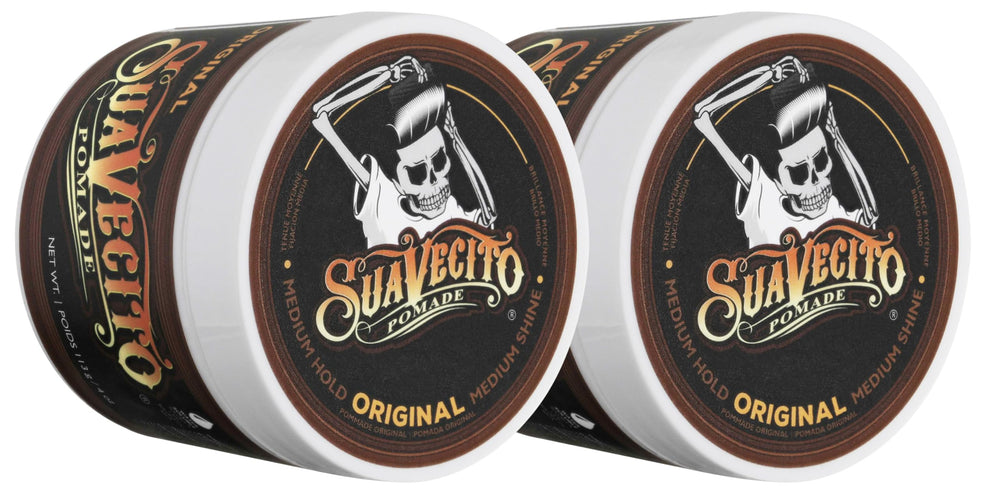 Pot Suavecito Original dans son bocal, tenue durable.