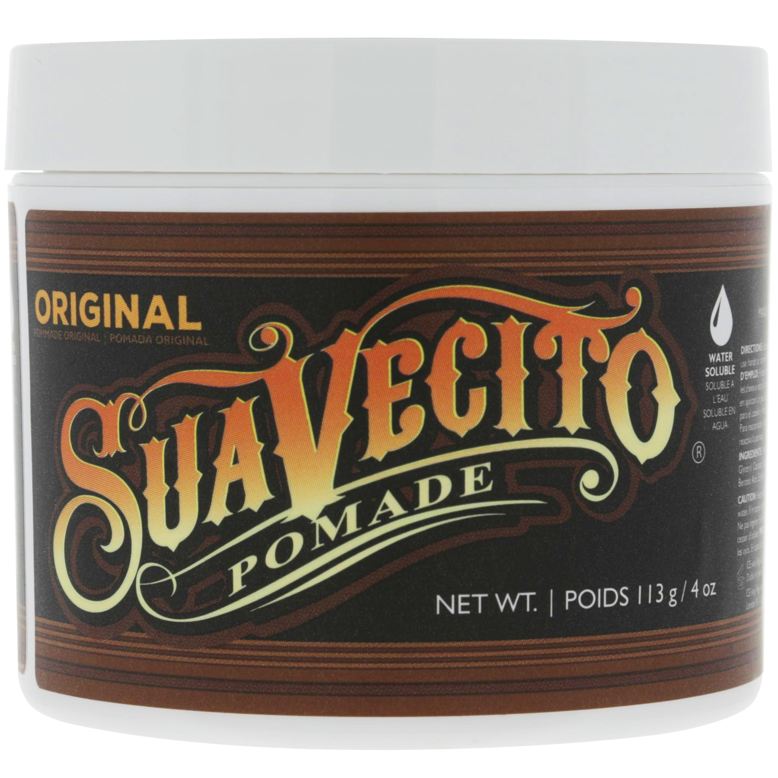 Pack 3 pots de Pomade Suavecito Original Hold pour économie et praticité