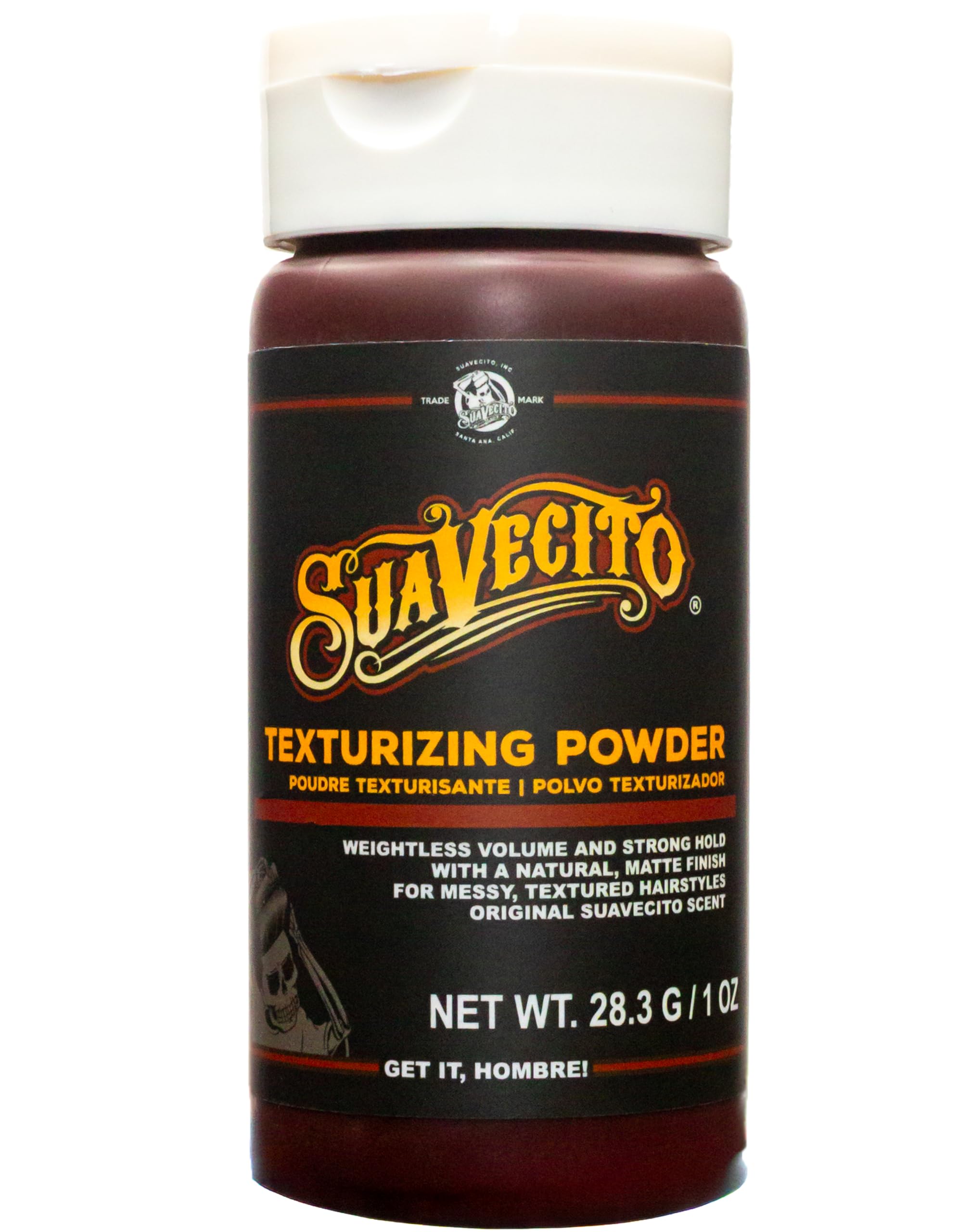 Suavecito Poudre texturante volume application montre le volume naturel