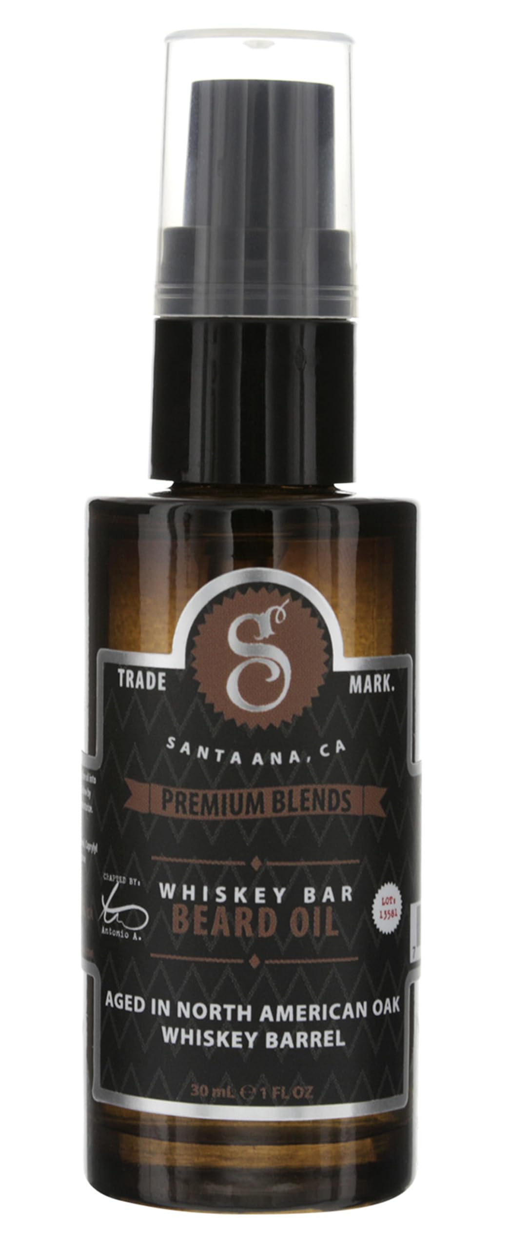 Suavecito Premium Blends Huile Barbe Pompe : application précise et propre
