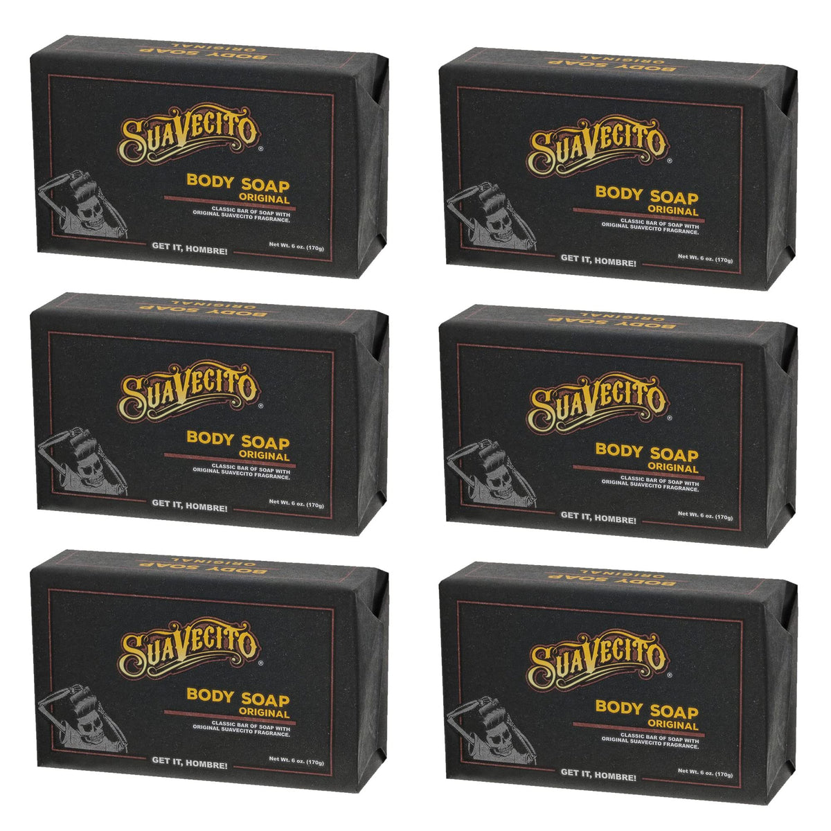 Suavecito savon corps original texture cremeuse pour peau propre et hydratée.