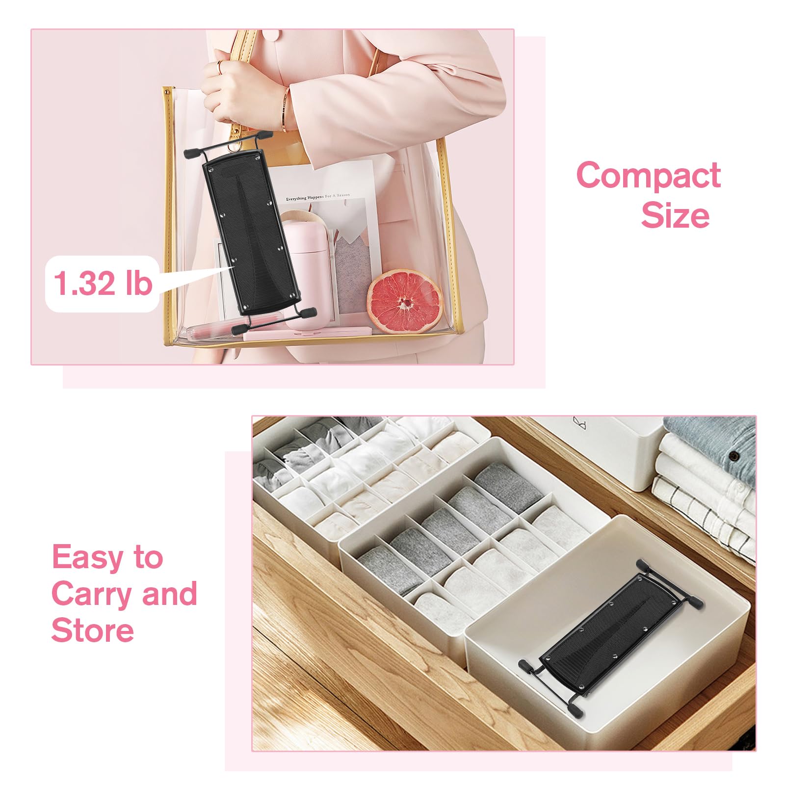 SUBAY Repose-pieds ergonomique, angle optimal pour polissage et coupe des ongles.