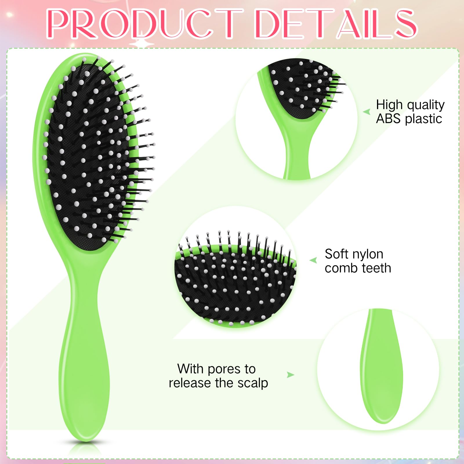 Brosse Suclain design plastique et caoutchouc durable