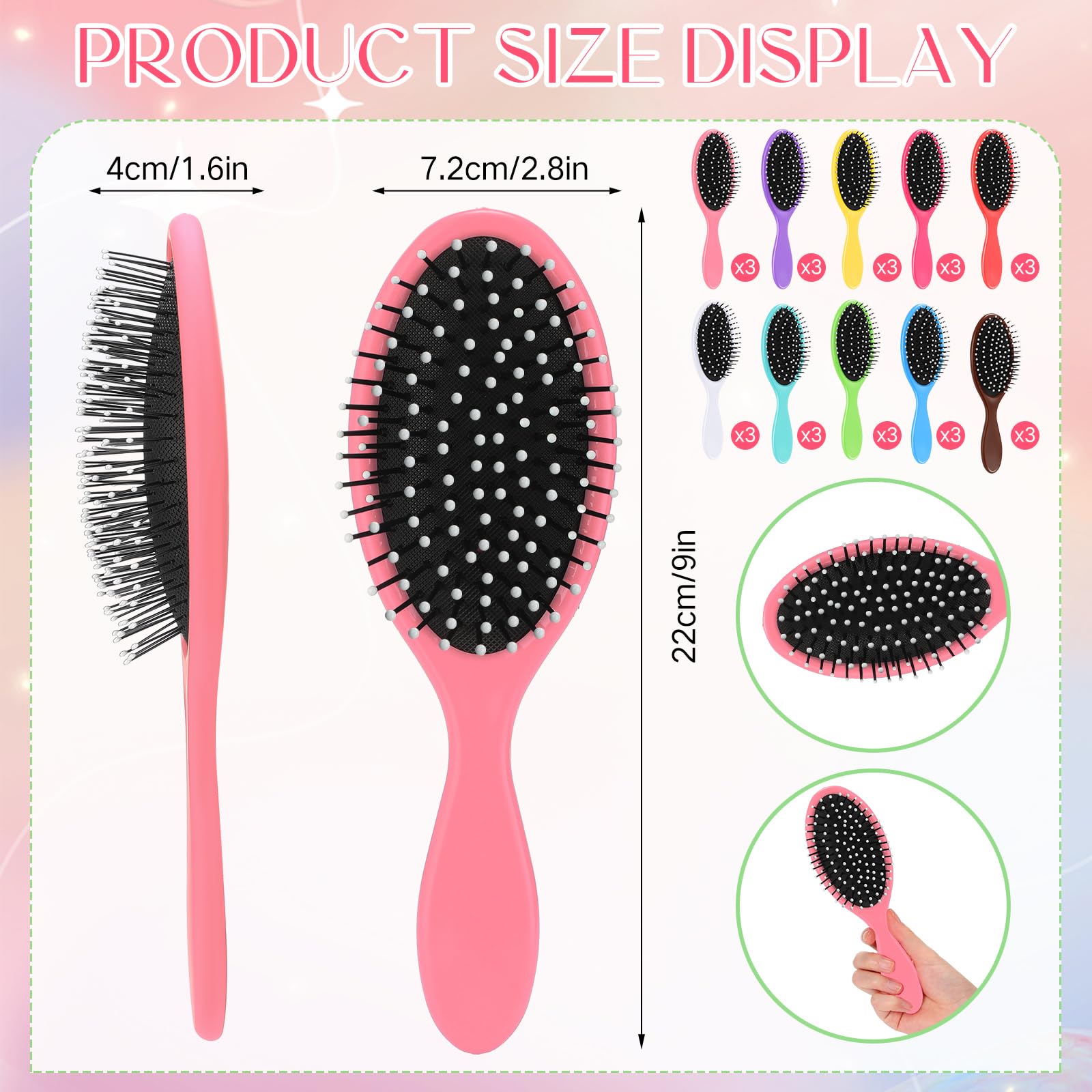 Brosse Suclain massage du cuir chevelu pour relaxation