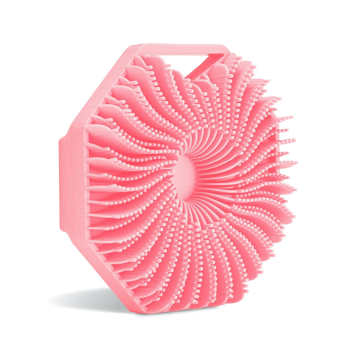 Sud Scrub brosse douche silicone antimicrobienne rose, hygiène durable