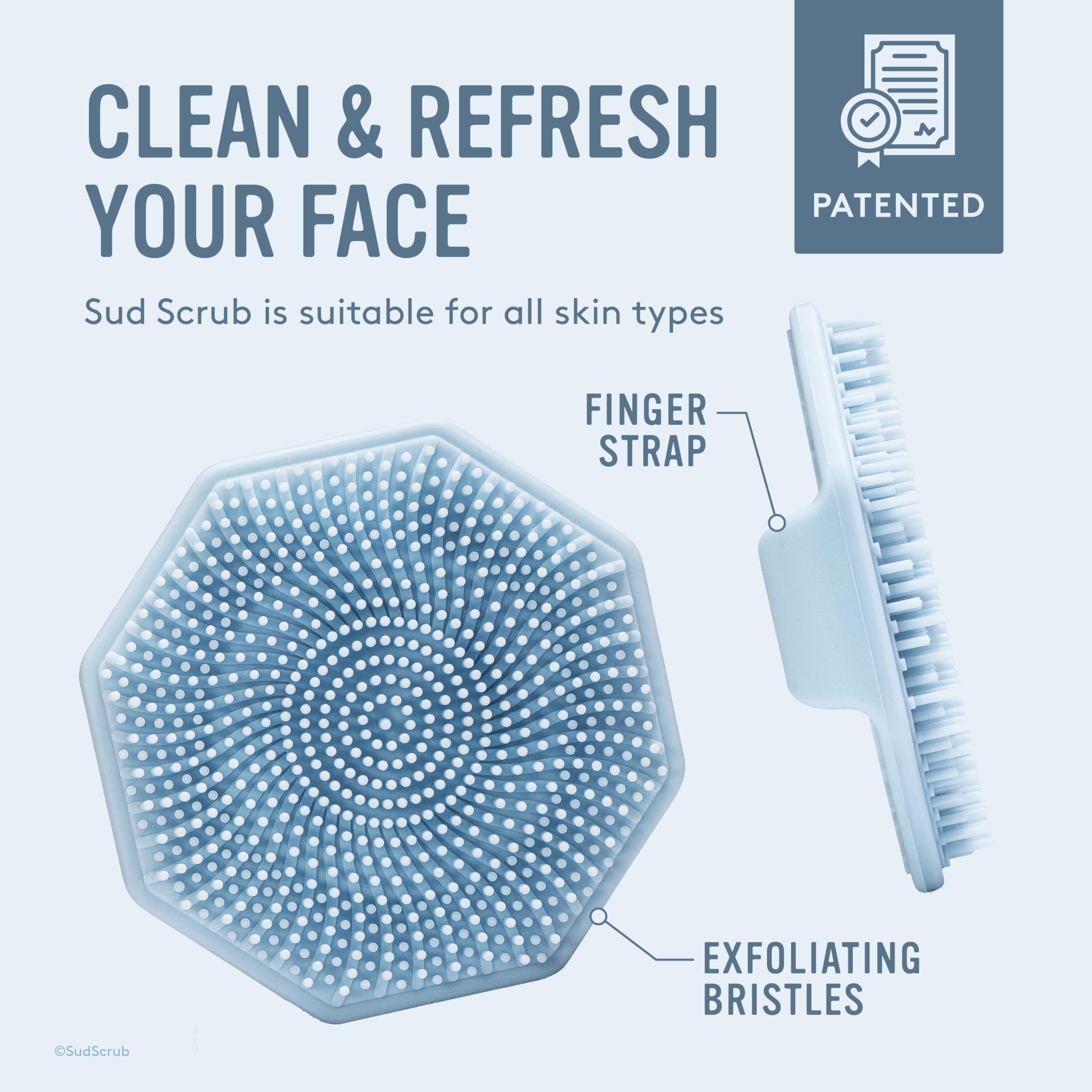 Brosse Sud Scrub durable, silicone alimentaire et longévité.