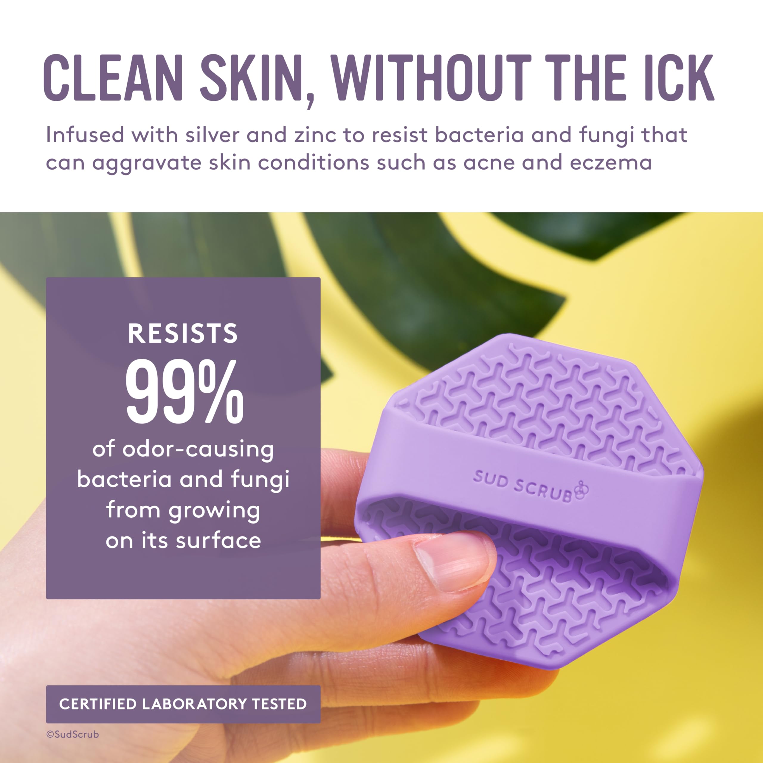 Sud Scrub brosse-visage-silicone exfoliation douce pour peau sensible purifie les pores