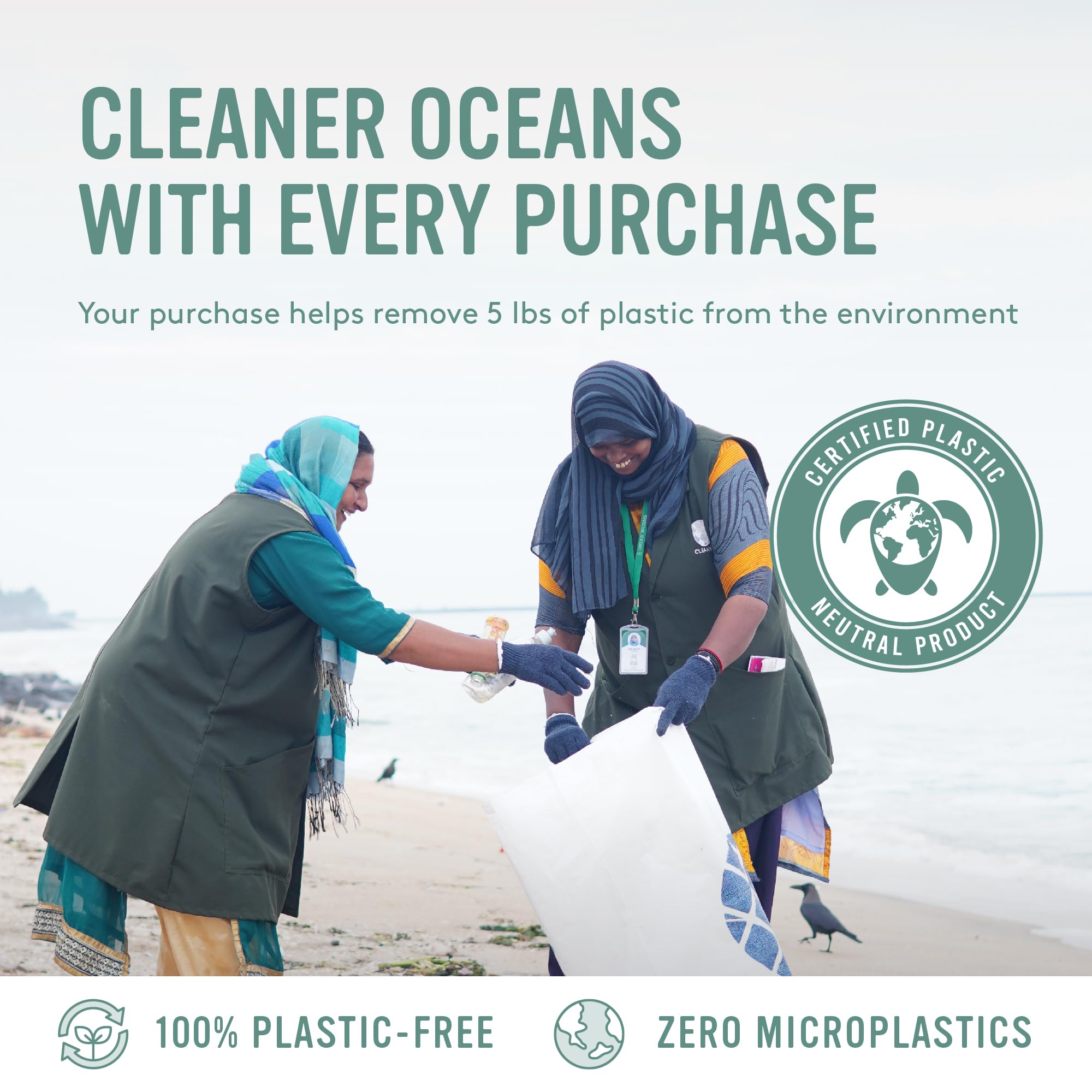 Sans plastique et recyclable, un choix plus responsable.