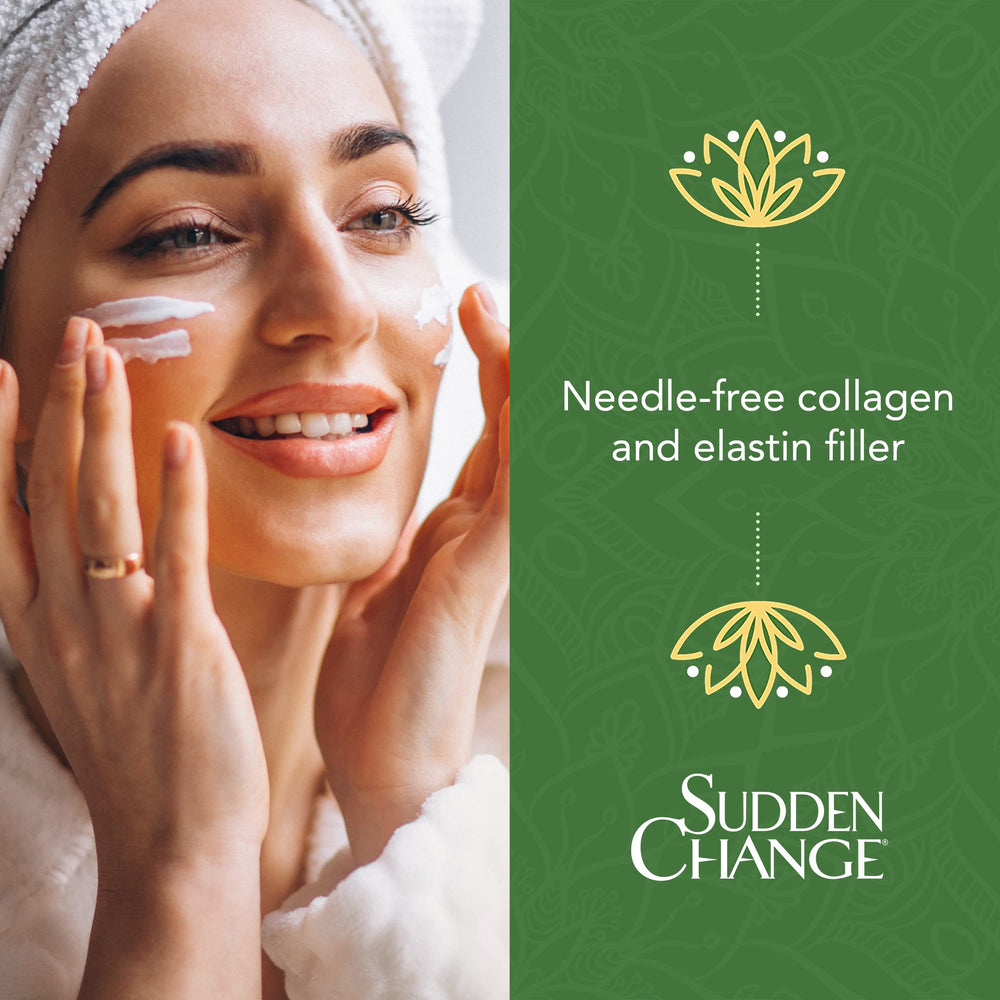 Emballage compact Sudden Change facilite le transport et le dosage.