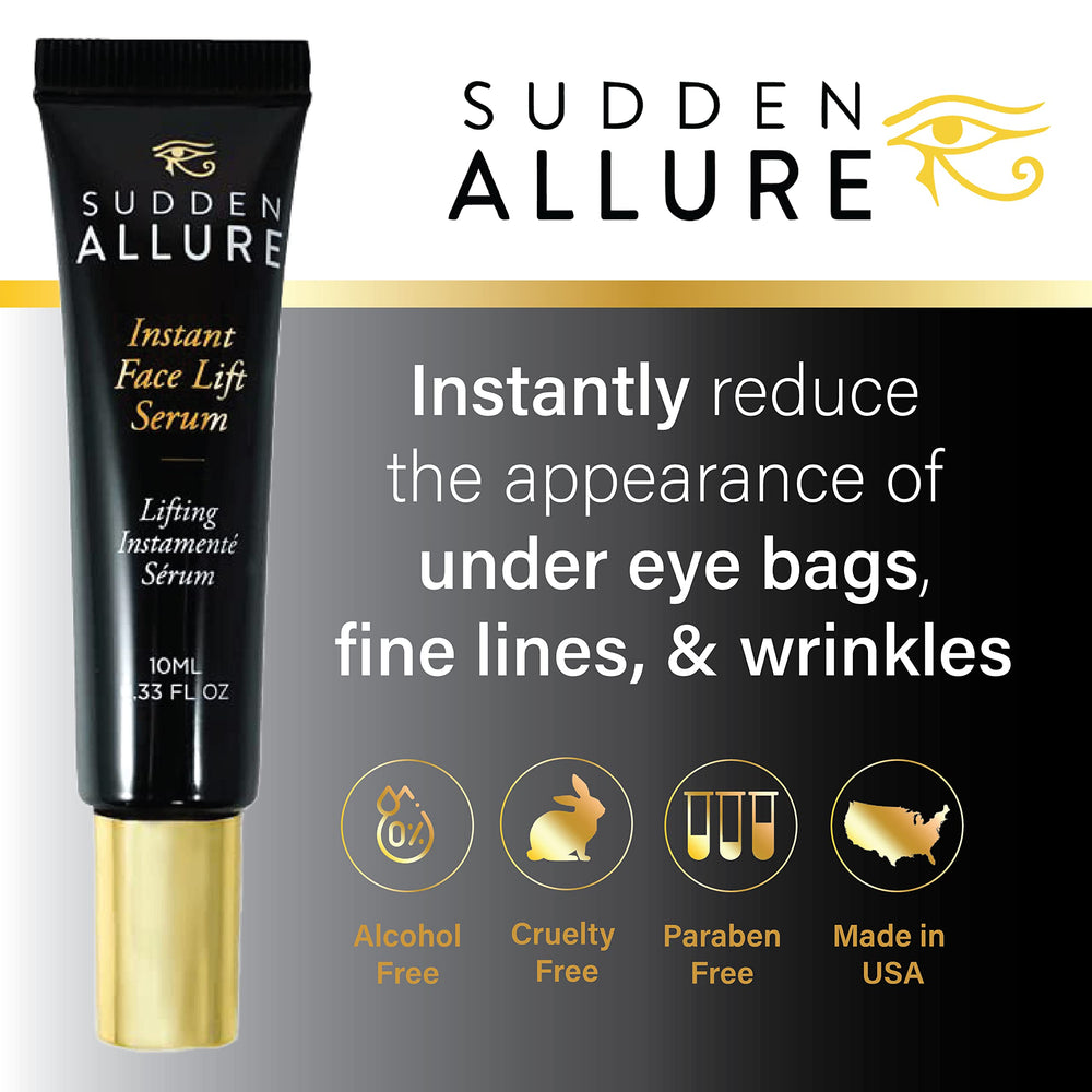 Sérum lift ridules autour des yeux avec absorption rapide.
